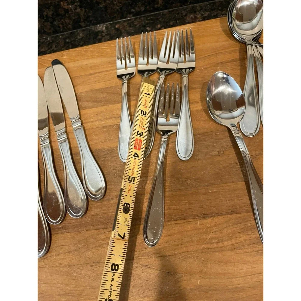 20 piece stainless Cambridge a-21 flatware set